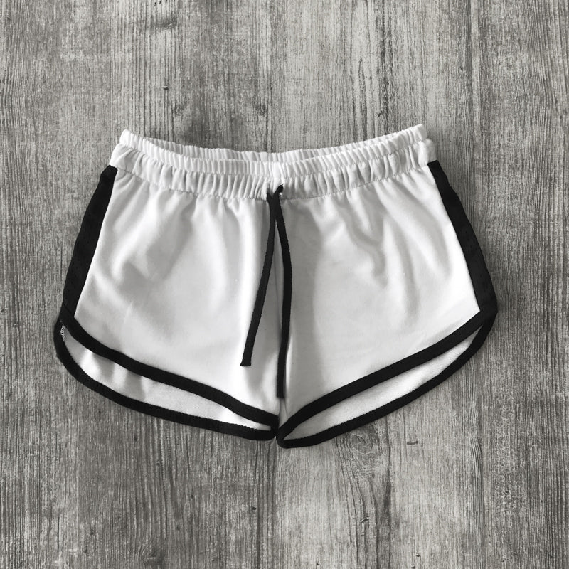 2008 - Women's Contrast Mesh Detail Shorts - Purely Goods