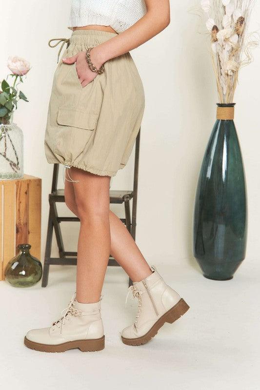 ADORA Drawstring Shorts with Pockets - Purely Goods