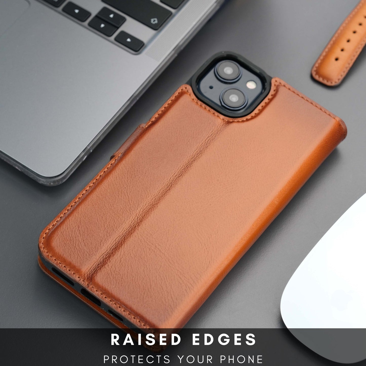 Casper iPhone 16 Wallet Case Leather MagSafe - Purely Goods