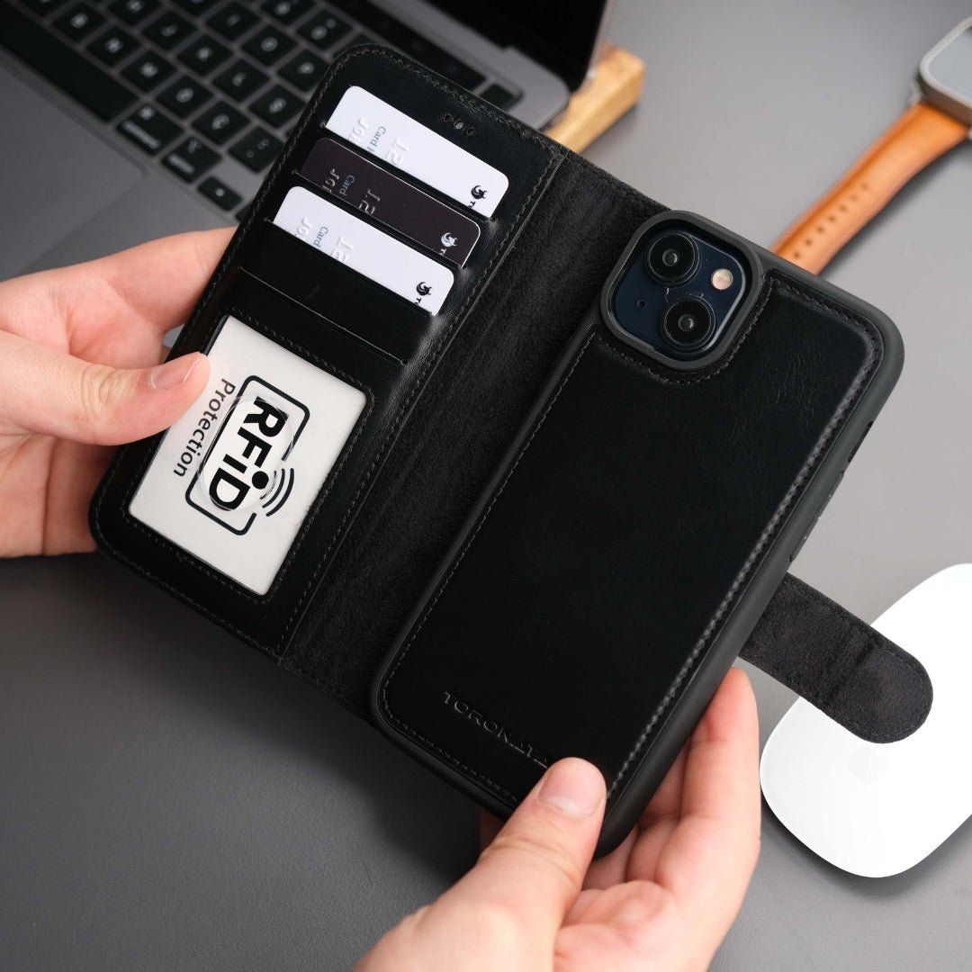 Casper iPhone 16 Wallet Case Leather MagSafe - Purely Goods