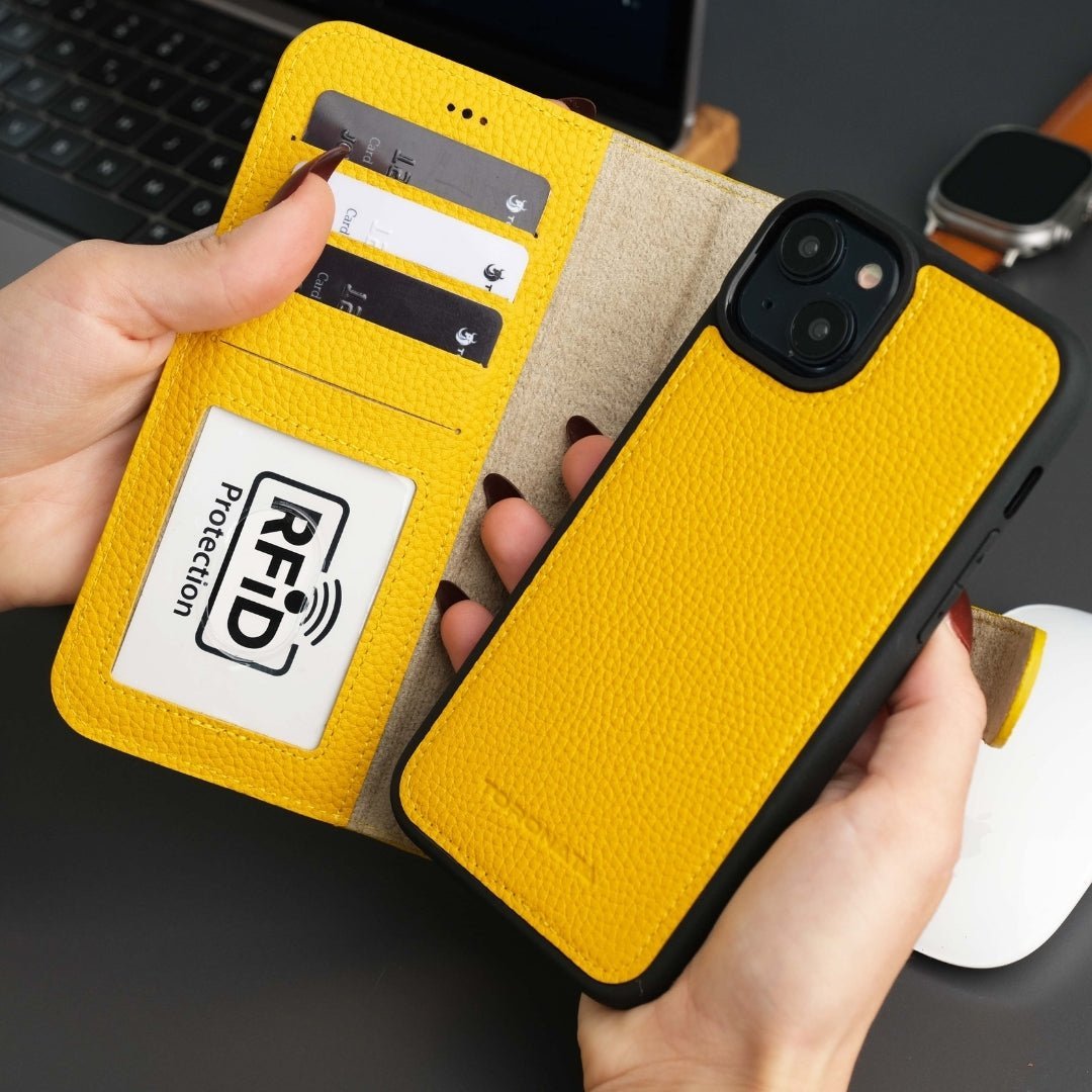 Casper iPhone 16 Wallet Case Leather MagSafe - Purely Goods