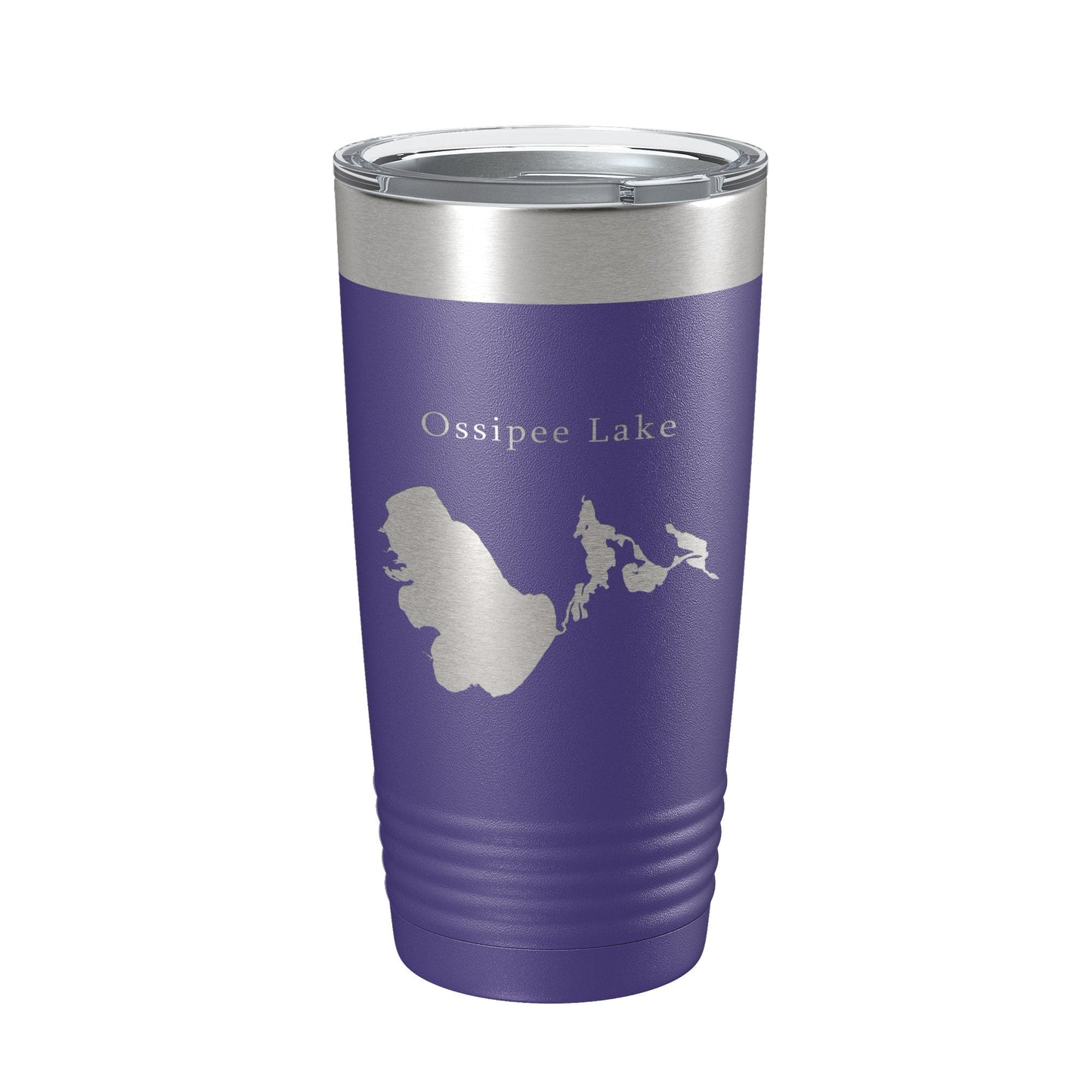 Ossipee Lake Map Tumbler Travel Mug Insulated Laser Engraved Coffee Cup New Hampshire 20 oz - Purely Goods