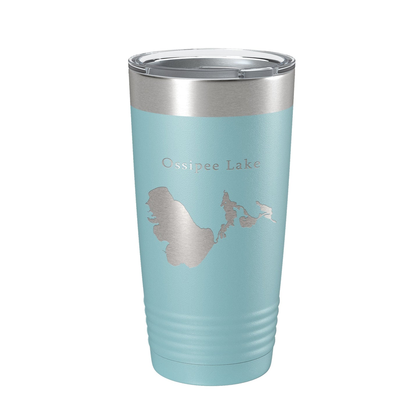 Ossipee Lake Map Tumbler Travel Mug Insulated Laser Engraved Coffee Cup New Hampshire 20 oz - Purely Goods