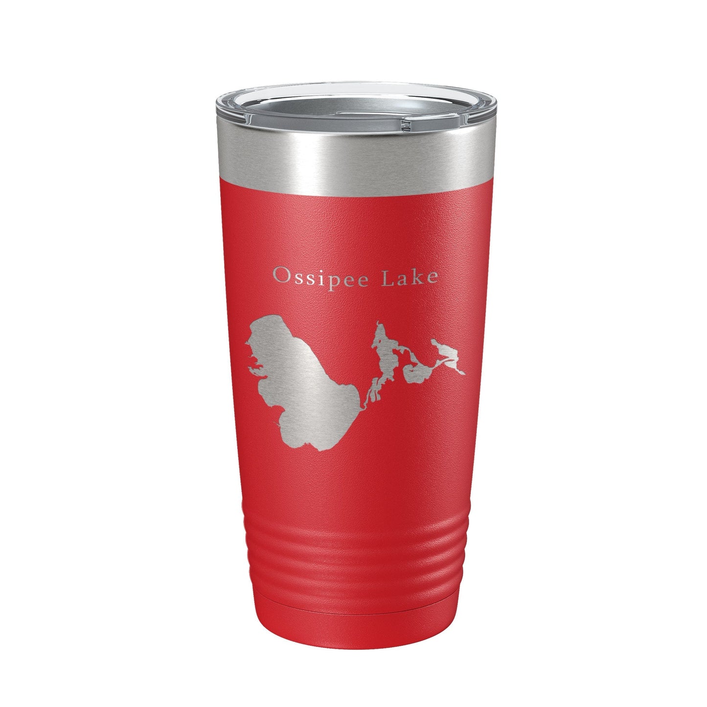 Ossipee Lake Map Tumbler Travel Mug Insulated Laser Engraved Coffee Cup New Hampshire 20 oz - Purely Goods