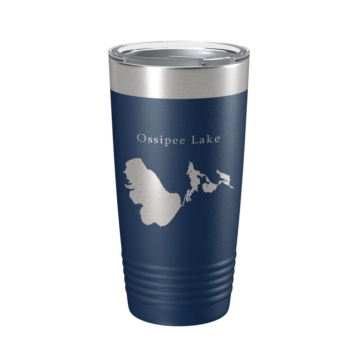 Ossipee Lake Map Tumbler Travel Mug Insulated Laser Engraved Coffee Cup New Hampshire 20 oz - Purely Goods