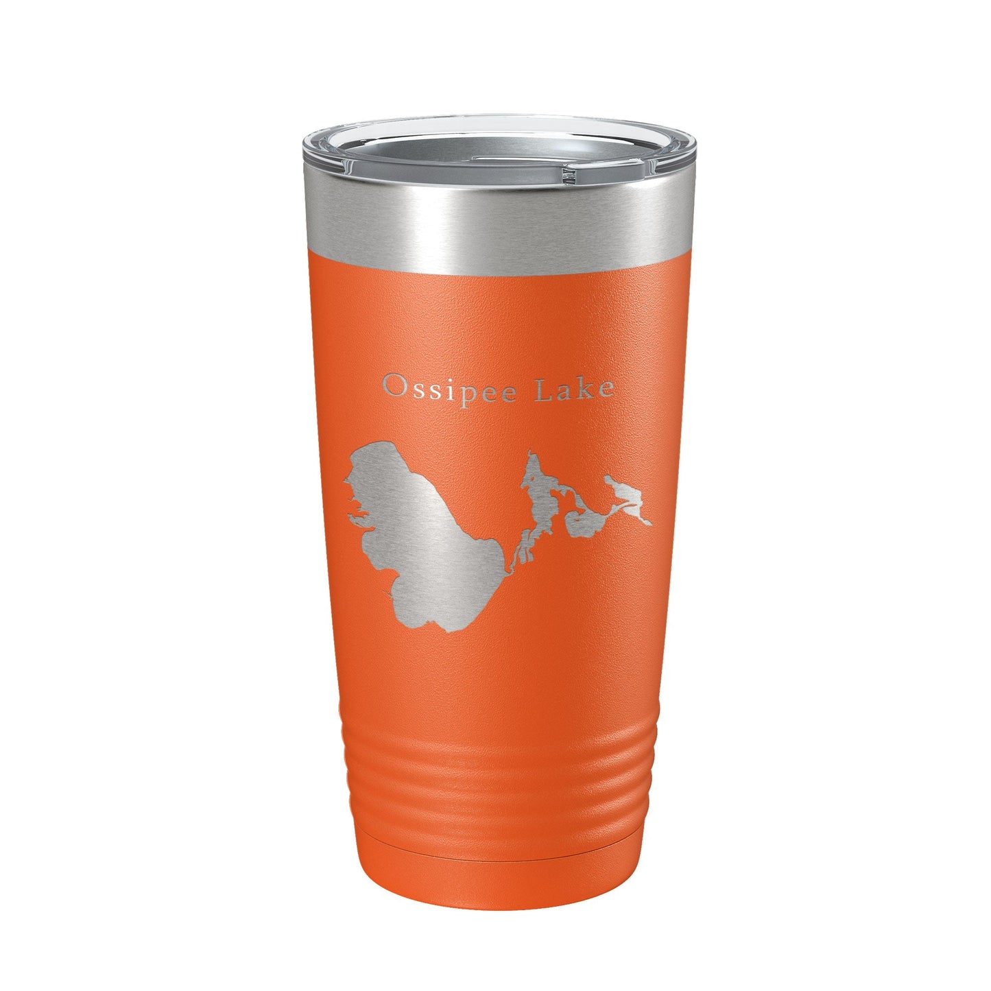 Ossipee Lake Map Tumbler Travel Mug Insulated Laser Engraved Coffee Cup New Hampshire 20 oz - Purely Goods