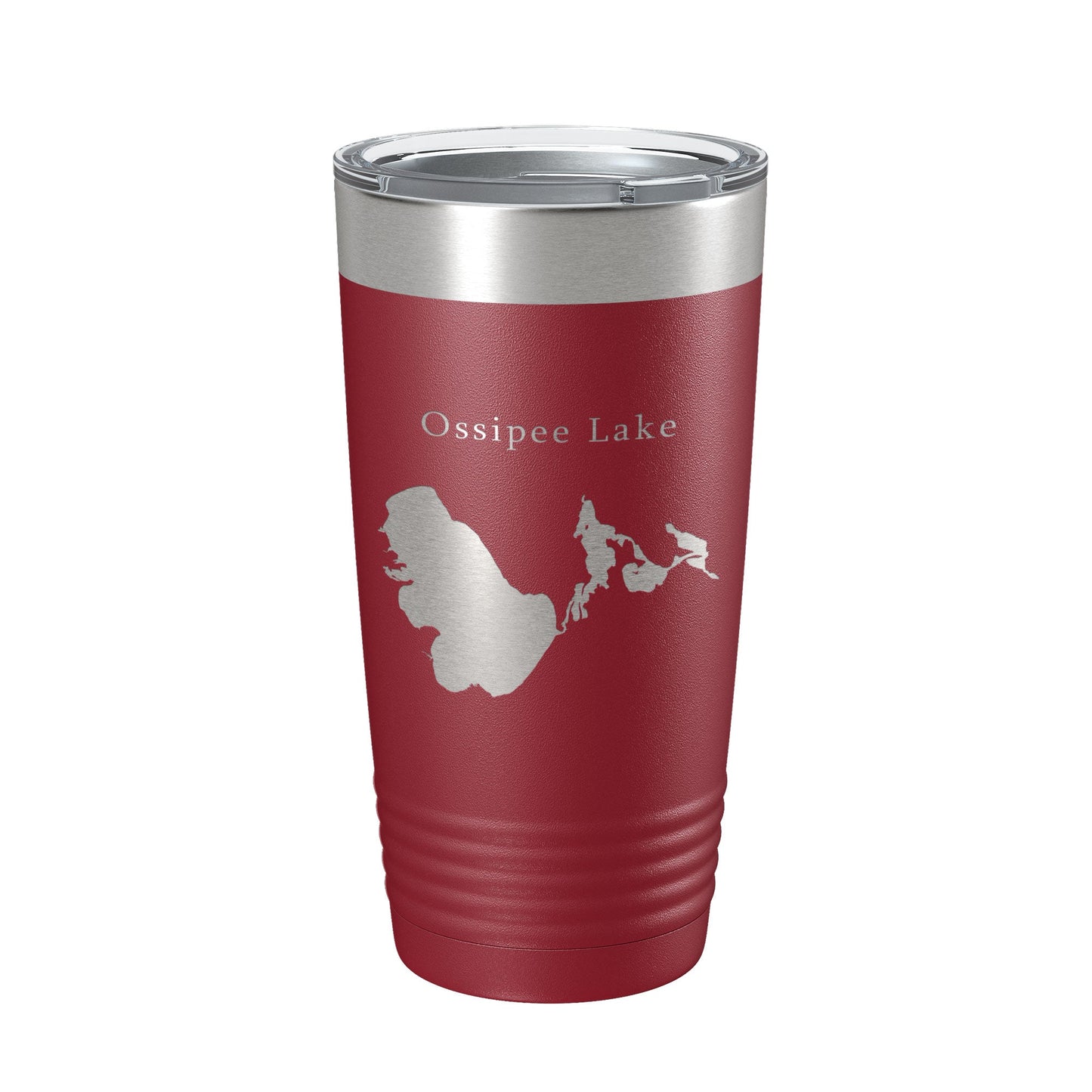 Ossipee Lake Map Tumbler Travel Mug Insulated Laser Engraved Coffee Cup New Hampshire 20 oz - Purely Goods