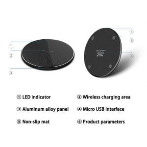 15W Fast Wireless Charger Pad - Purely Goods