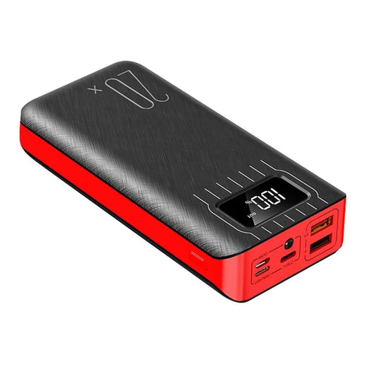 20000mAh External Battery Power Bank Dual USB With LED Flashlight - Purely Goods