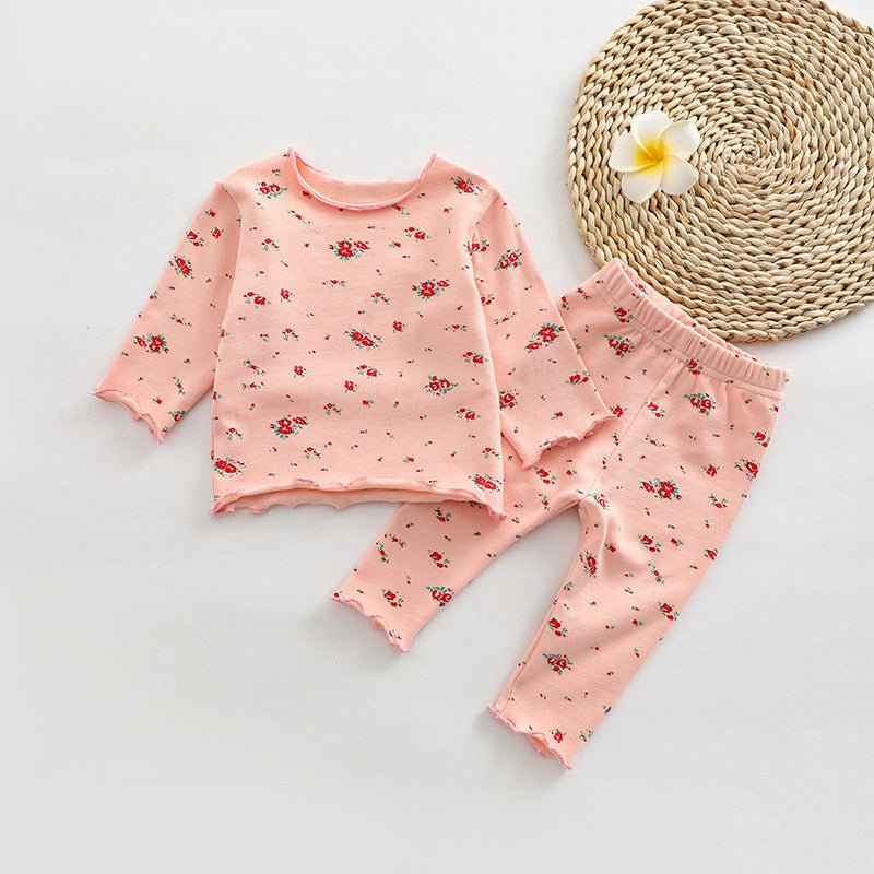 Baby All Over Print Pattern Tops Combo Pants Lovely Sets Home Clothes - Purely Goods