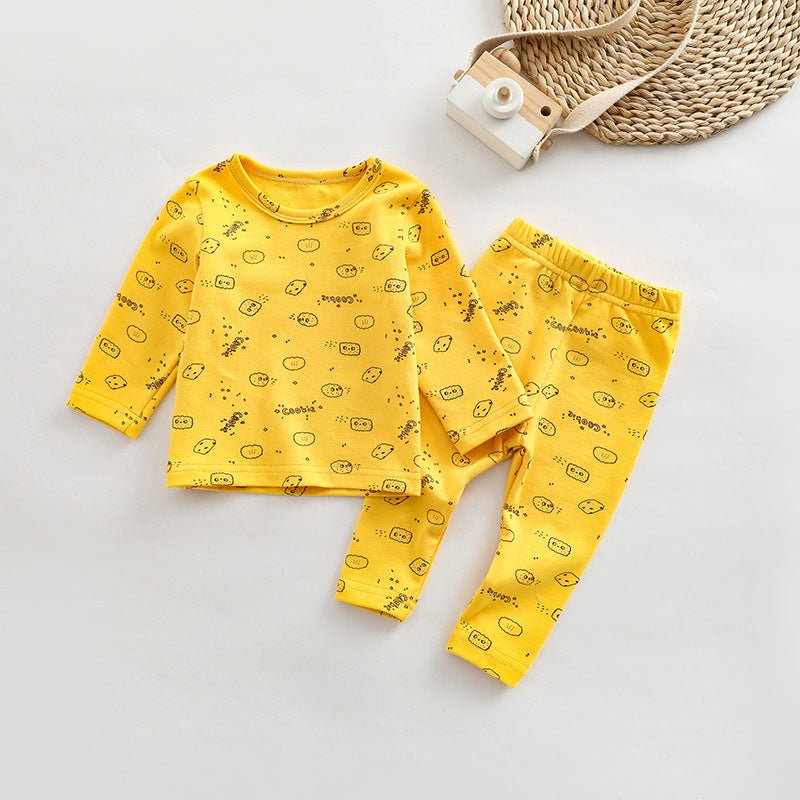 Baby All Over Print Pattern Tops Combo Pants Lovely Sets Home Clothes - Purely Goods