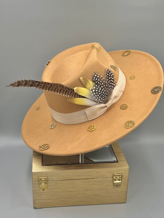 Bow Tie Fedora Hat - Geared up - Purely Goods