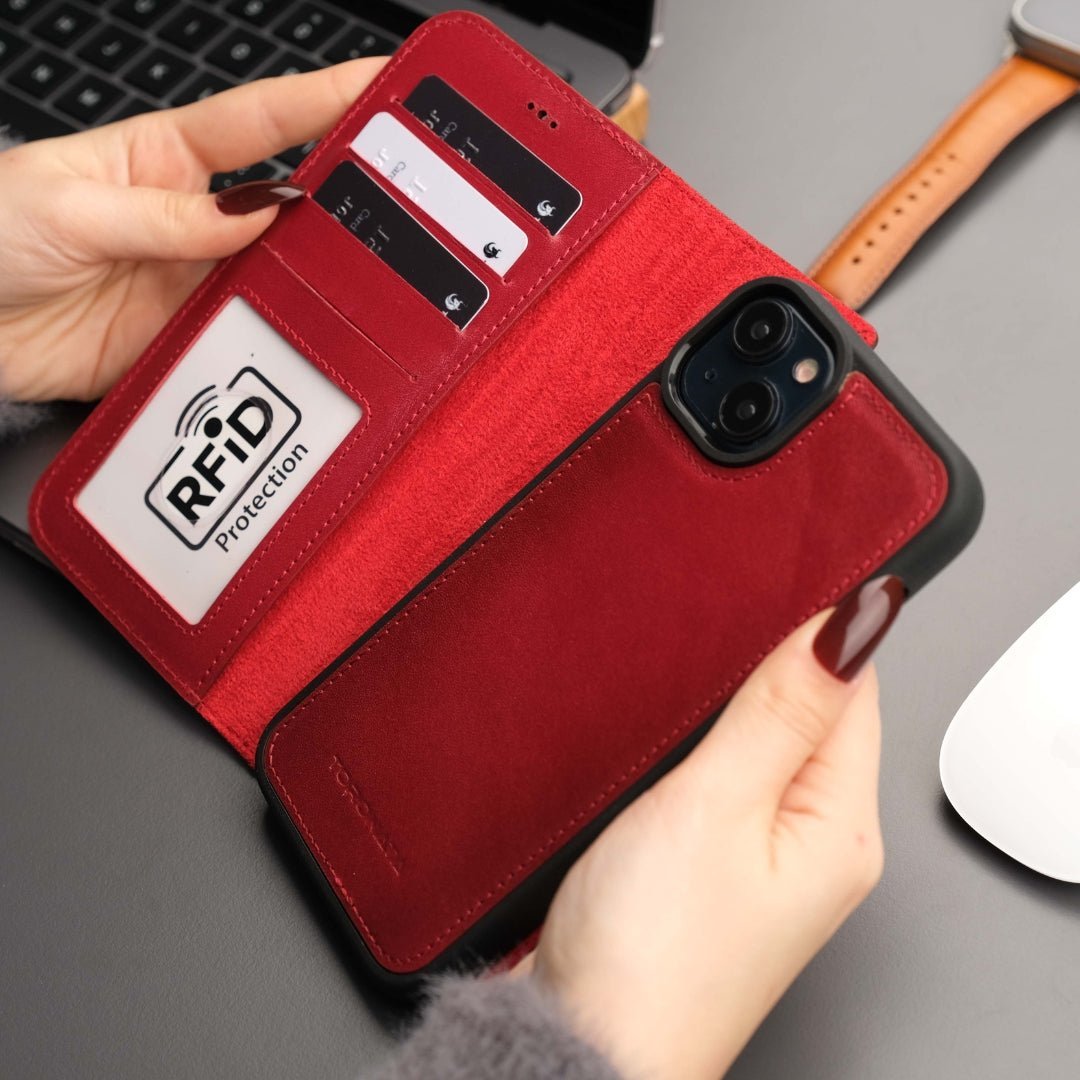 Casper iPhone 16 Wallet Case Leather MagSafe - Purely Goods