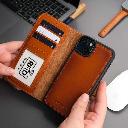 Casper iPhone 16 Wallet Case Leather MagSafe - Purely Goods