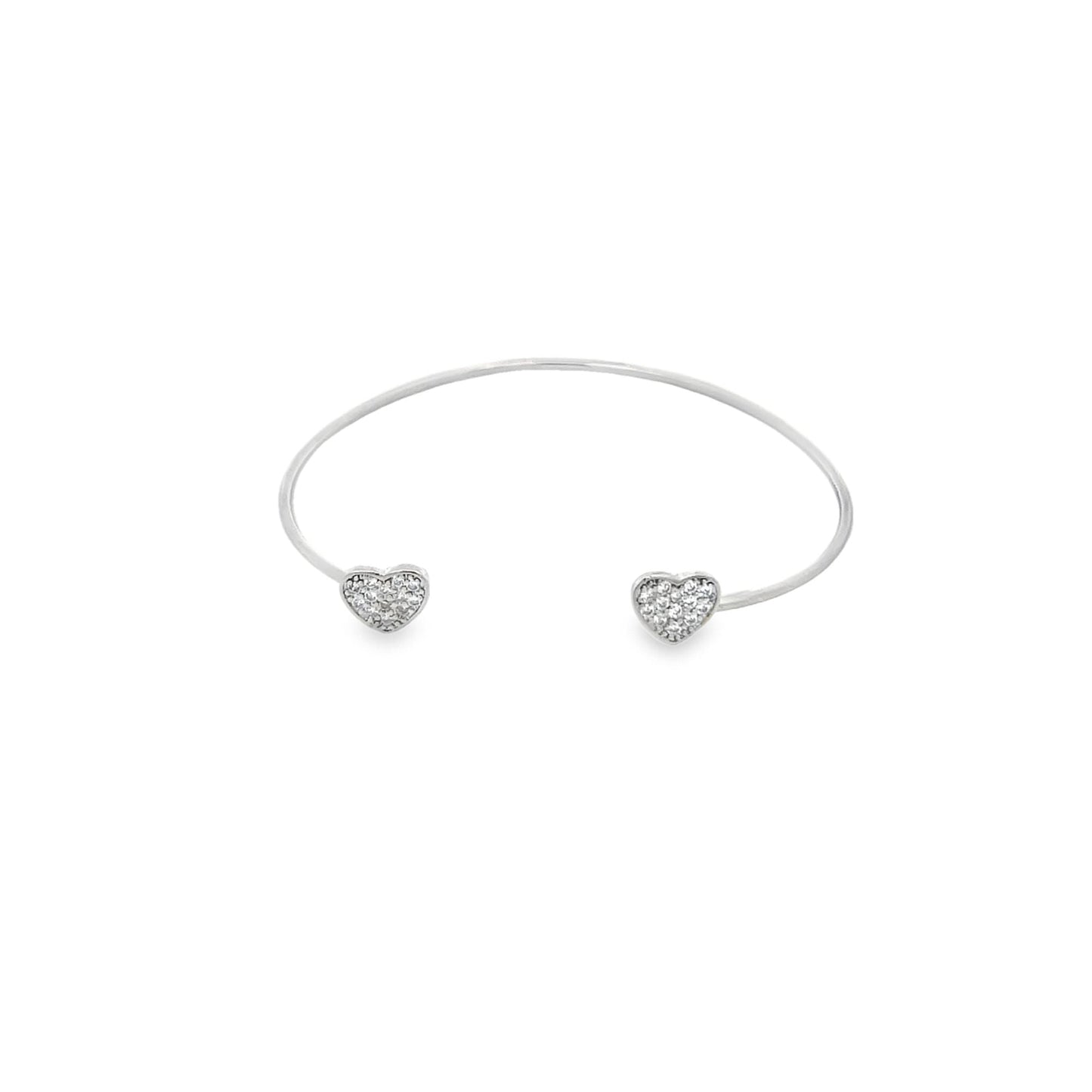 Heart Wrist Cuff Bangle (B53) - Purely Goods