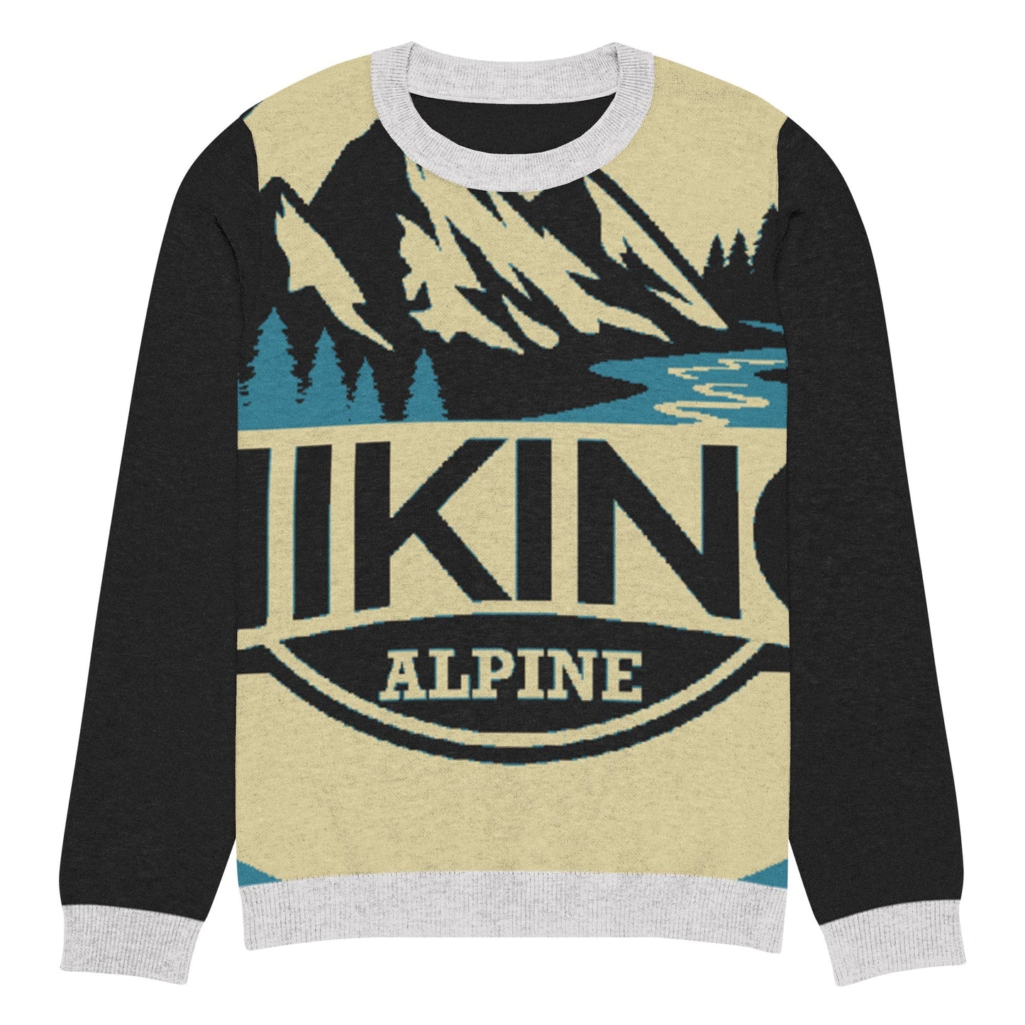 Hiking Alpine Knitted crew neck sweater - Purely Goods