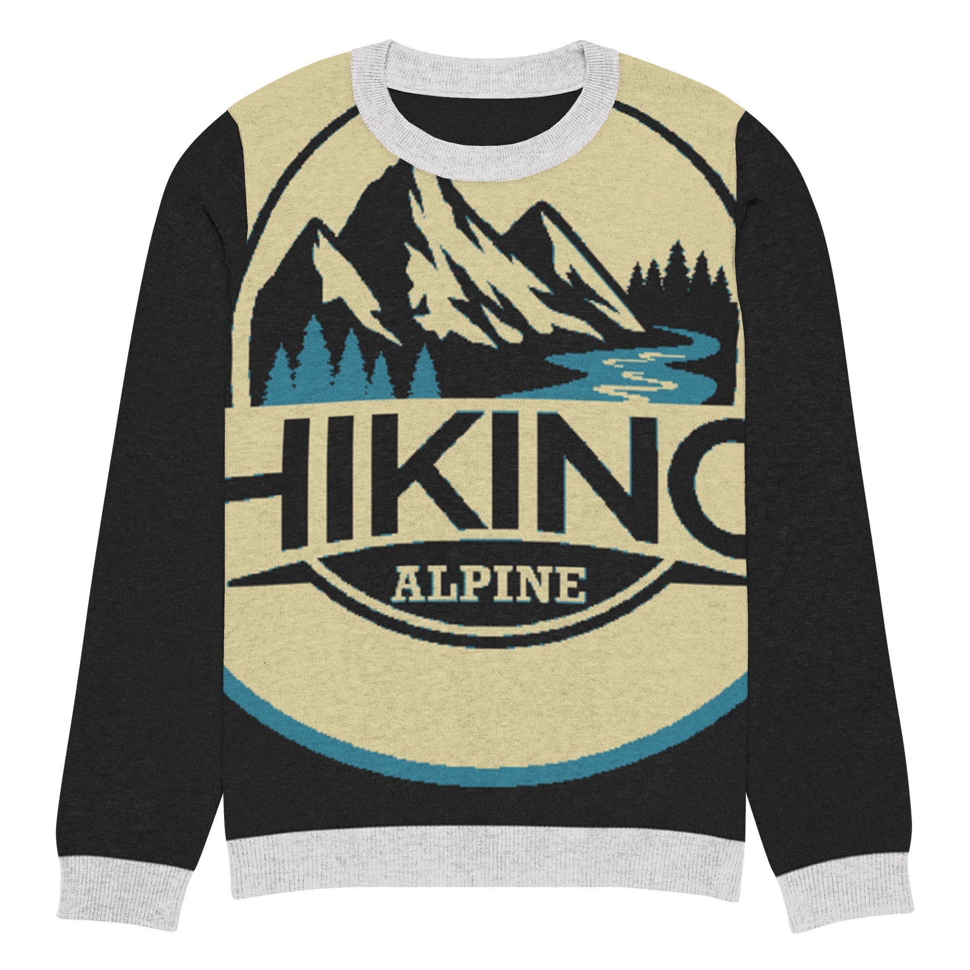 Hiking Alpine Knitted crew neck sweater - Purely Goods