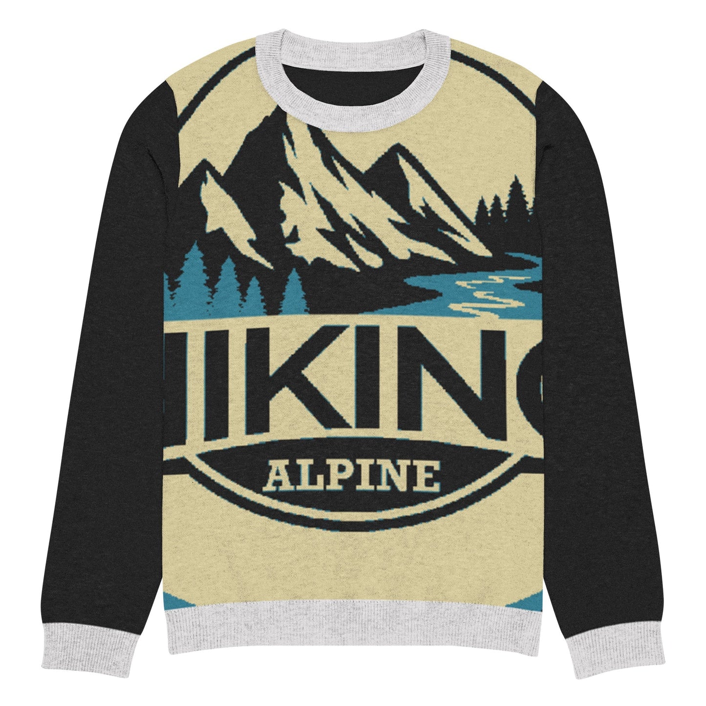 Hiking Alpine Knitted crew neck sweater - Purely Goods