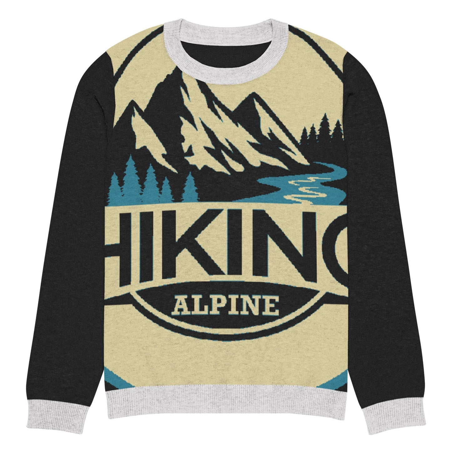 Hiking Alpine Knitted crew neck sweater - Purely Goods