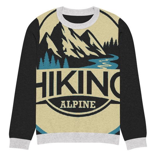 Hiking Alpine Knitted crew neck sweater - Purely Goods