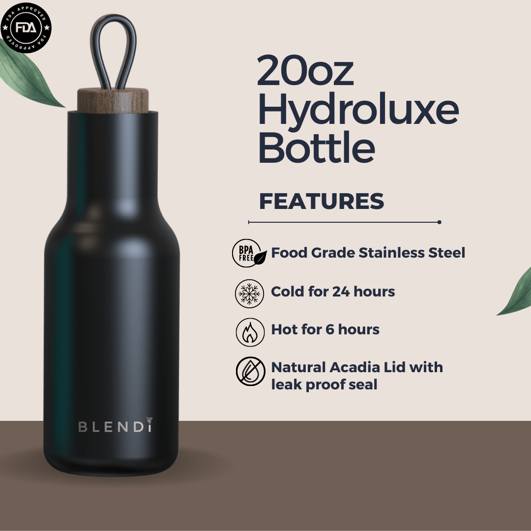 Hydroluxe Tumbler Water Bottle 20oz - Purely Goods