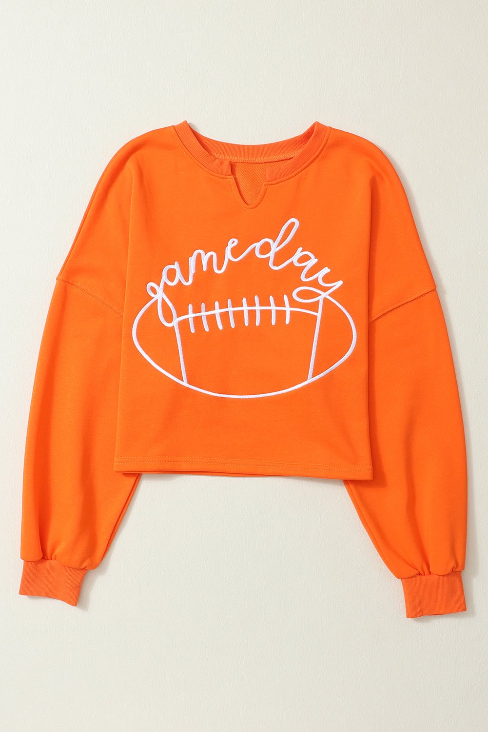 Indy Game Day Notched Neck Sweatshirt - Purely Goods