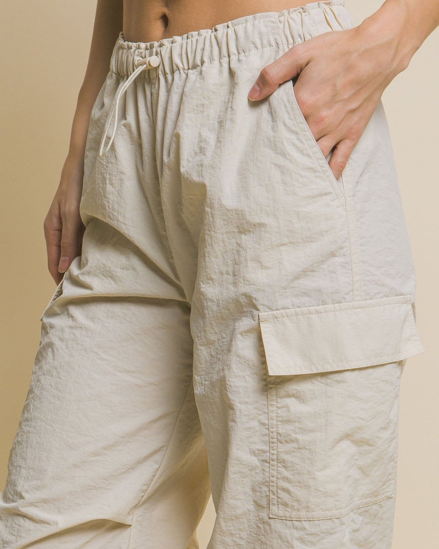 LOOSE FIT PARACHUTE CARGO PANTS - Purely Goods