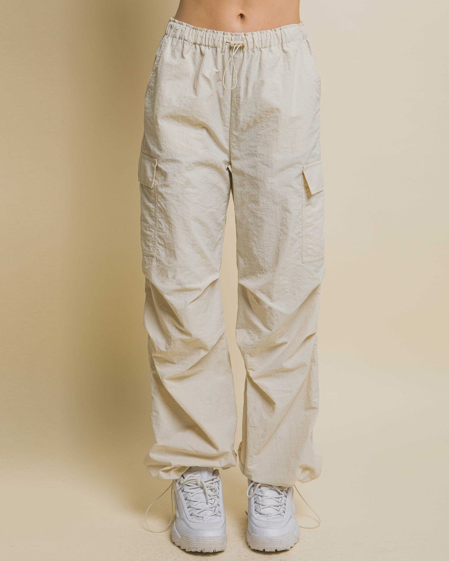 LOOSE FIT PARACHUTE CARGO PANTS - Purely Goods