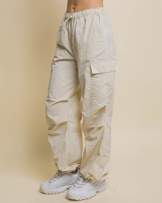 LOOSE FIT PARACHUTE CARGO PANTS - Purely Goods