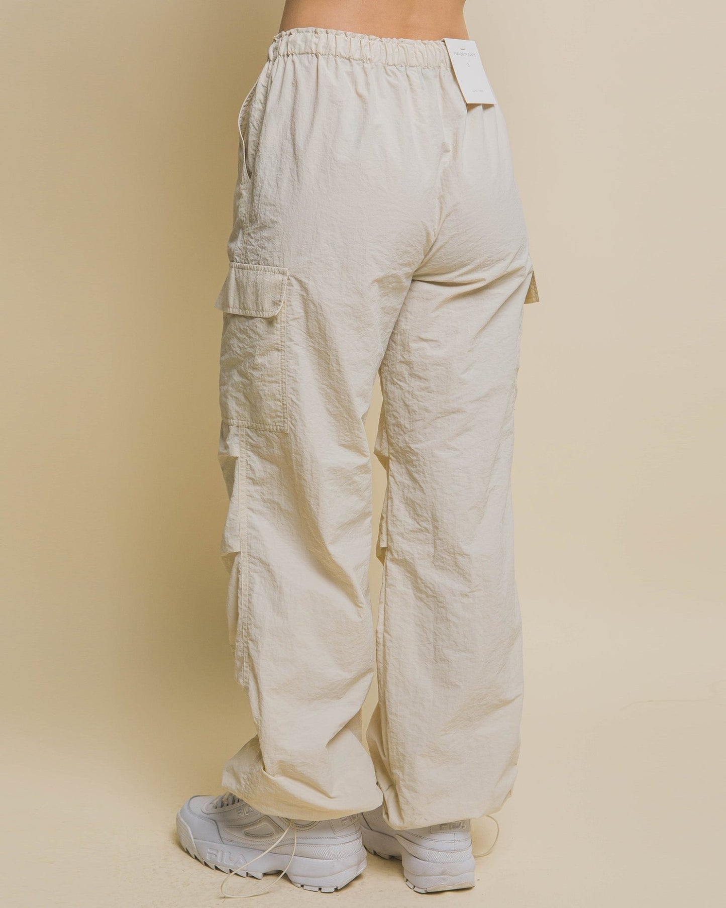 LOOSE FIT PARACHUTE CARGO PANTS - Purely Goods