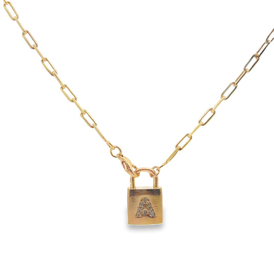 Personalized Pendant Necklace| Letter Necklace (G78) - Purely Goods