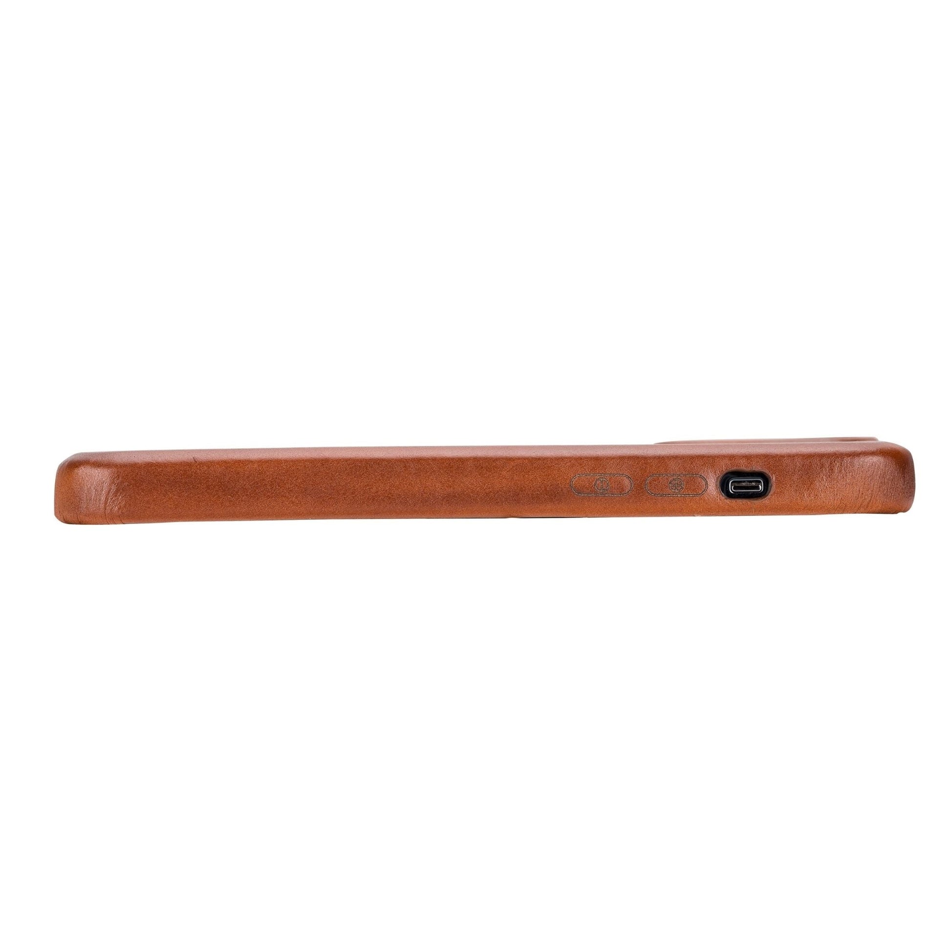 Pinedale Leather Snap - on Case for iPhone 14 Series - Purely Goods