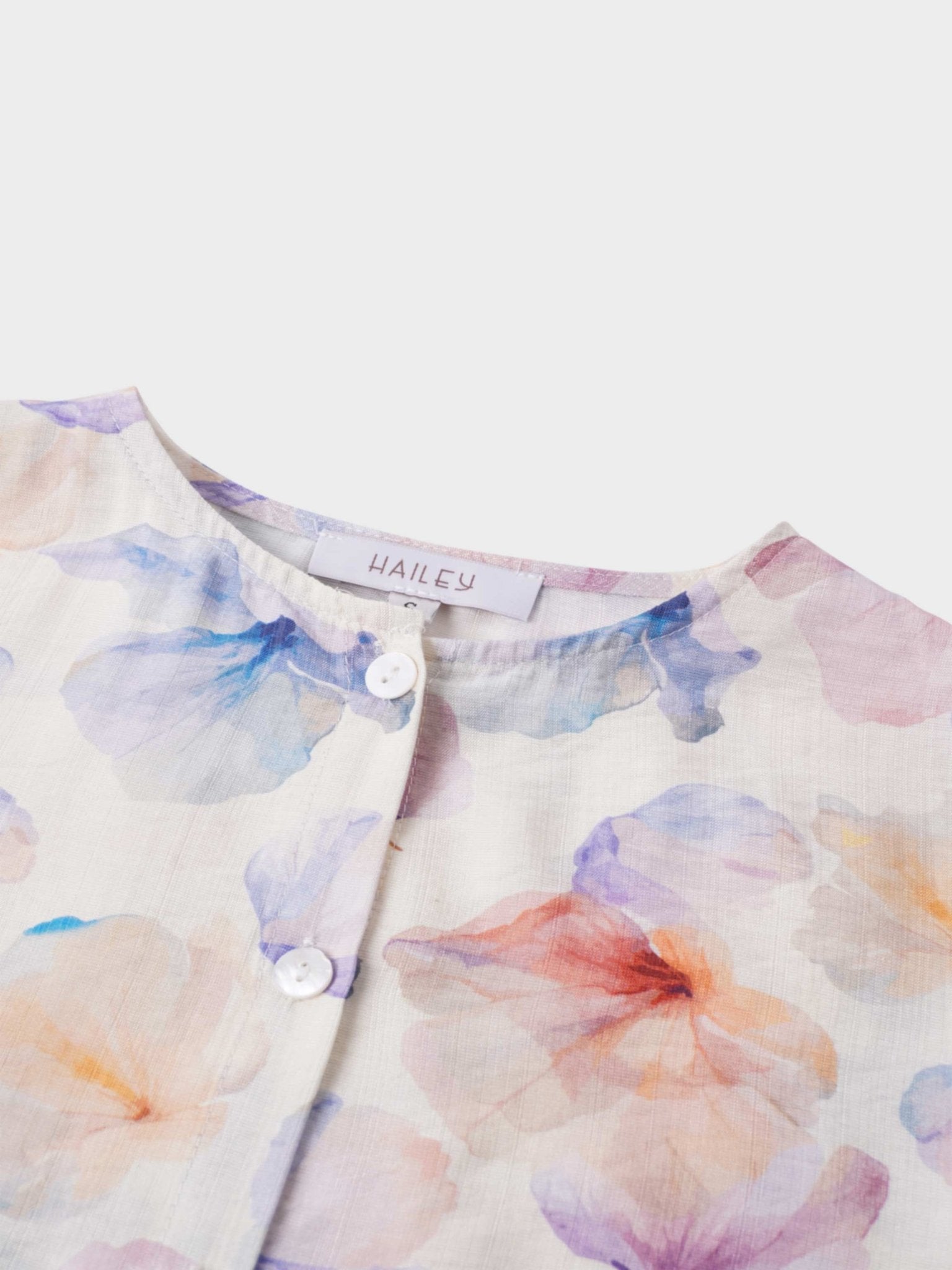 Puff Sleeve Button Down Blouse - Pastel Puff - Purely Goods