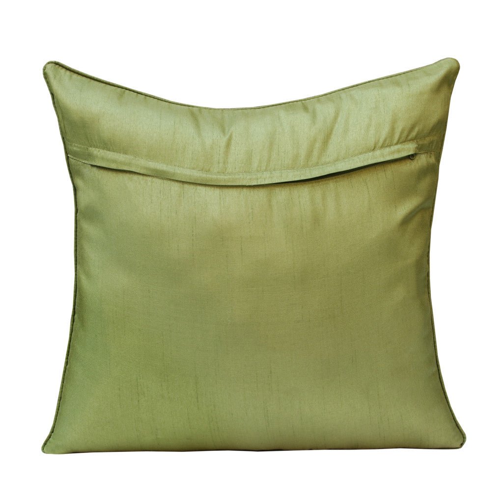 Set of Two 20" Green and Yellow Throw Pillows - Purely Goods