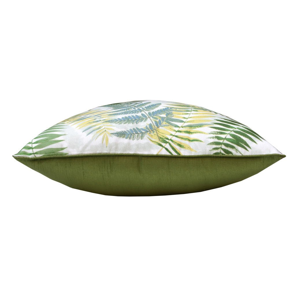 Set of Two 20" Green and Yellow Throw Pillows - Purely Goods