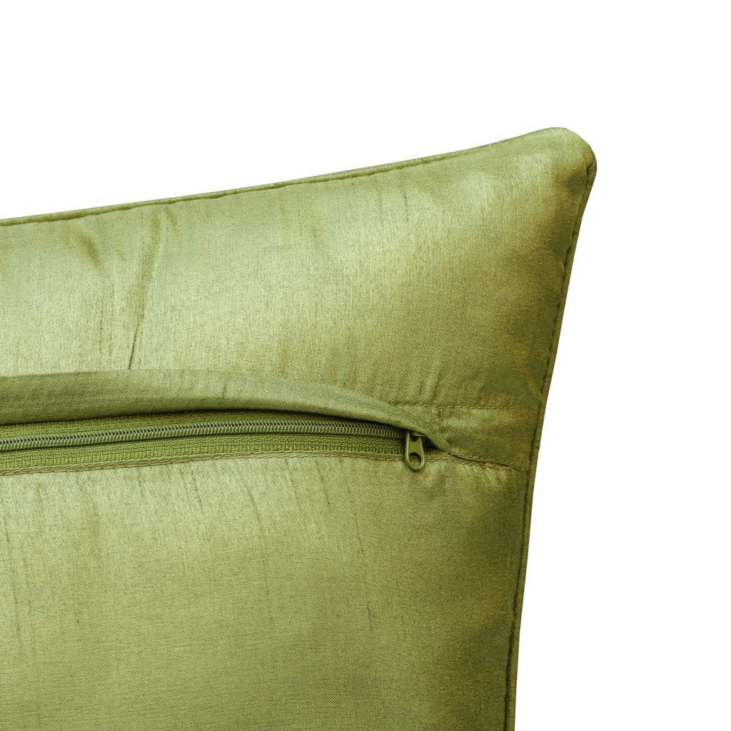 Set of Two 20" Green and Yellow Throw Pillows - Purely Goods