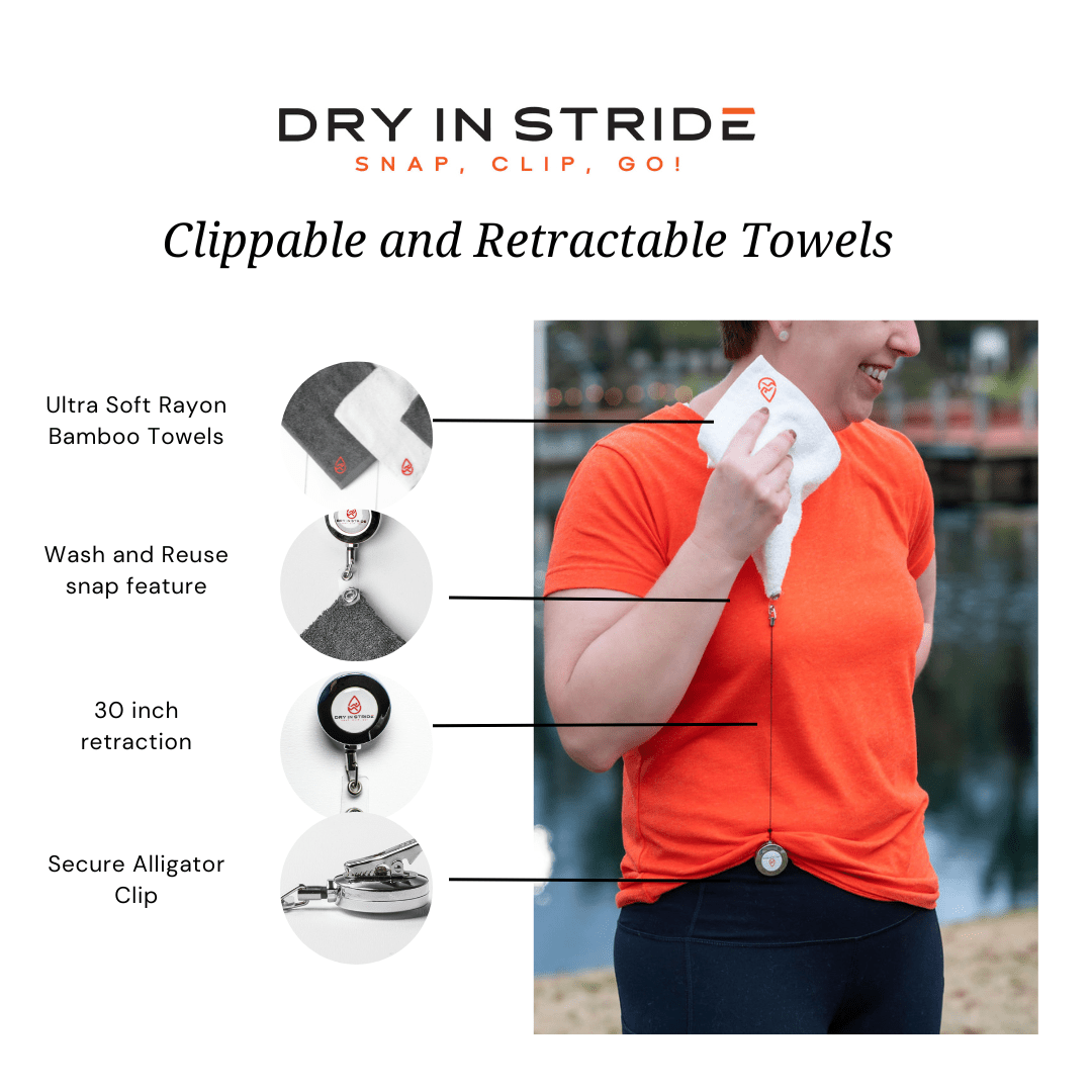 The Ultimate Retractable Towel Set Large (13x13 inch) - Purely Goods