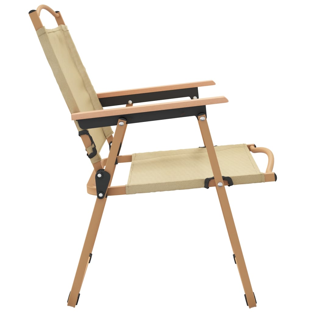 vidaXL Camping Chair 2 Pcs Outdoor Folding Camping Beach Chair Oxford Fabric - Purely Goods