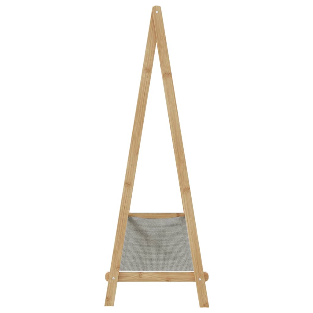 vidaXL Clothes Rack with Shelves 41.7"x13.4"x40.2" Bamboo - Purely Goods